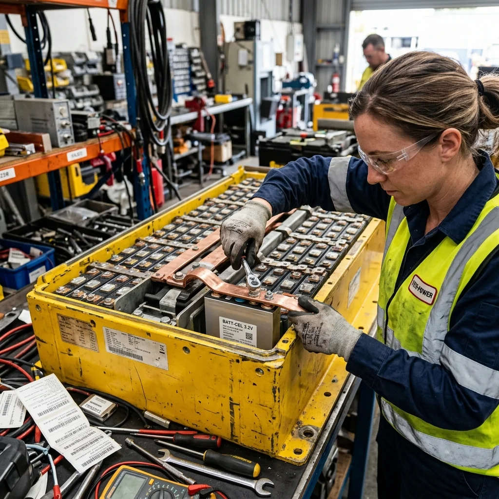 Forklift Akü Hücre Değişimi ve Tamiri